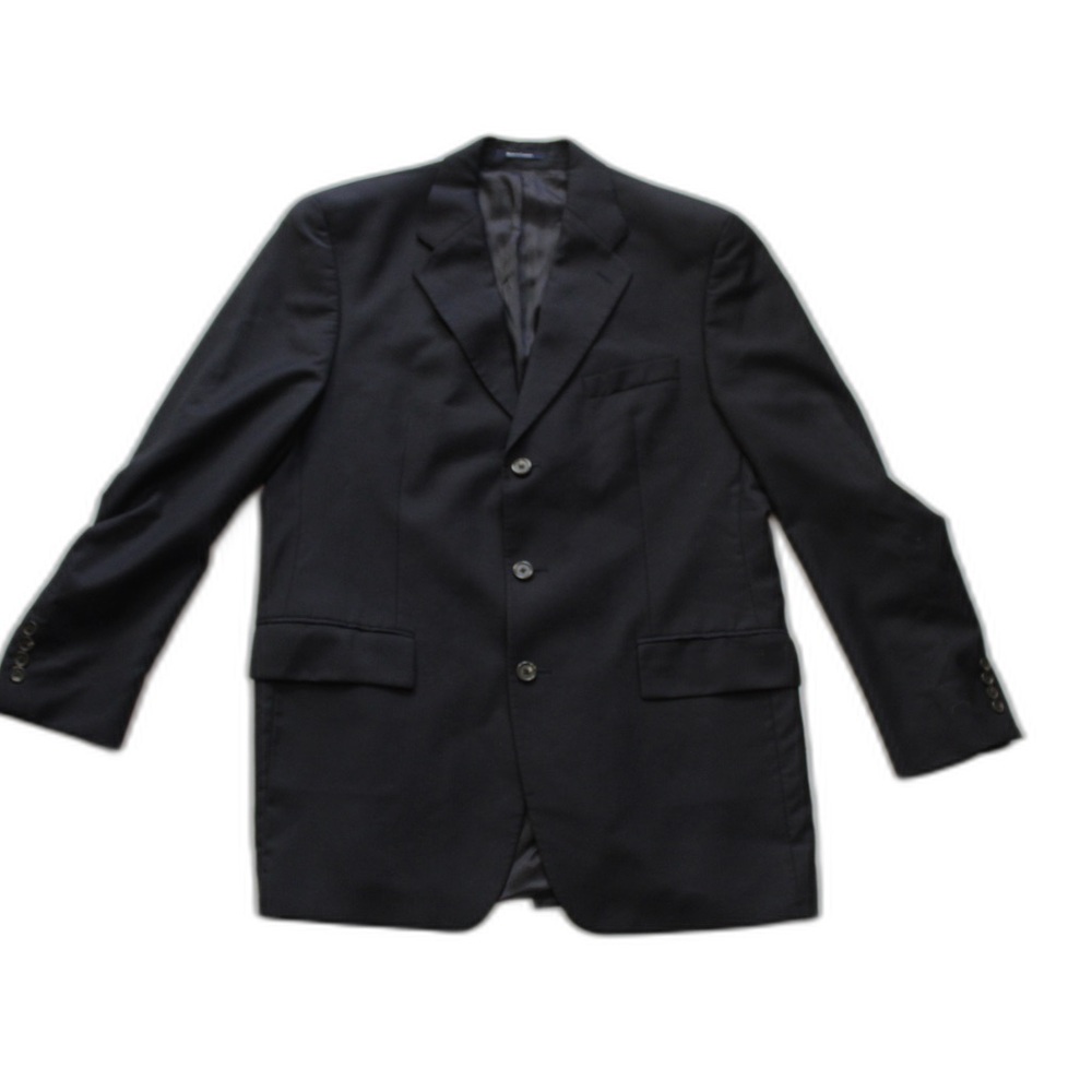 Ralph Lauren Wool Black Men's Blazer Jacket size 42T